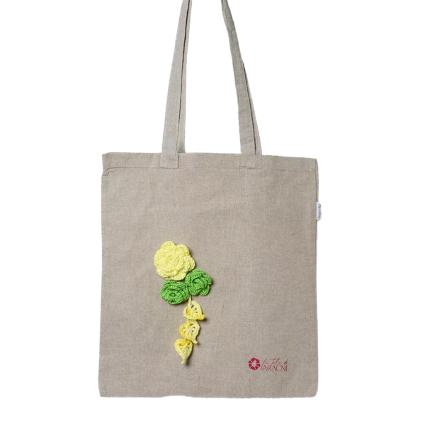 Borsa Fiore giallo